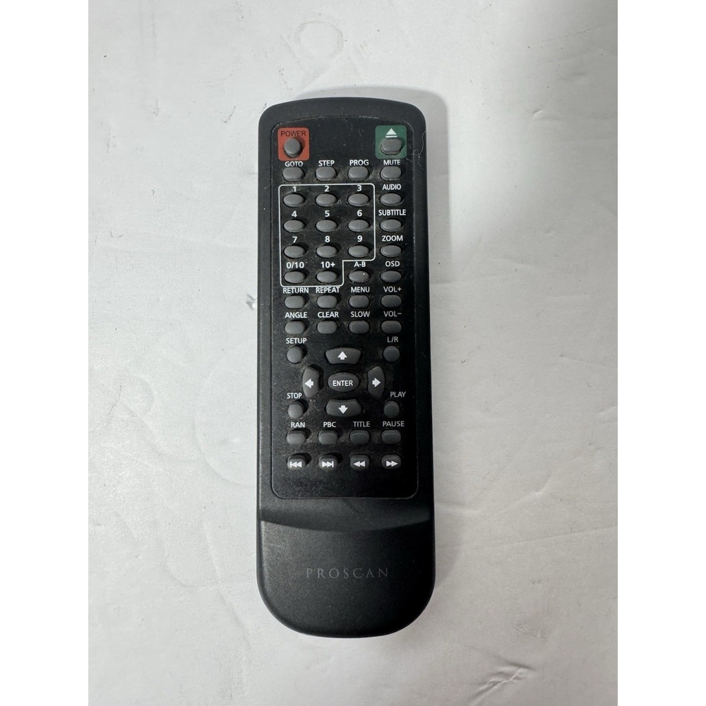 Proscan GHB-108-3 Genuine‎ Original DVD Player Remote PDVD1096-PL, PDVD6655-PL